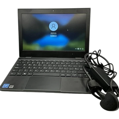 Lenovo 100e 2nd Gen 11.6” Laptop Intel Celeron N4120 4 GB RAM 64 GB SSD Win 10 P - Image 1 of 4