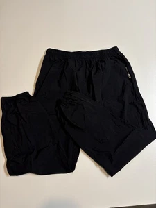 VTG Y2K Men's Reebok Black Track Pants Baggy SZ XL - Picture 1 of 7