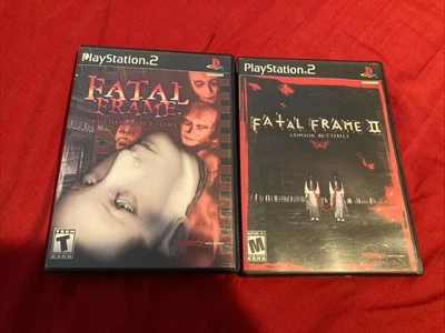 Lote de juegos Fatal Frame 1 PlayStation 2 y Fatal Frame 2 Crimson Butterfly Ps2 Foto 1 de 4