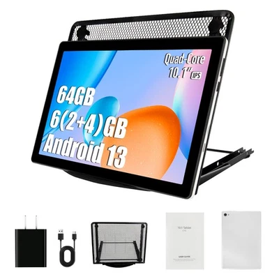 Tablet PC 10 Inch Android 14 8GB RAM 64GB Storage WIFI Dual Camera Bluetooth New - Image 1 of 4