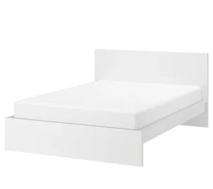 Bed frame, white, Full - Picture 1 of 7