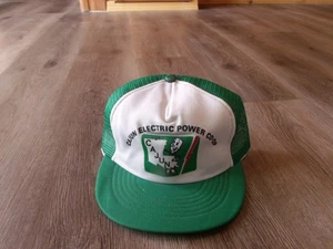 COLLECTIBLE GREEN CAJUN ELECTRIC POWER COOP ADJUSTABLE TRUCKER BASEBALL CAP - Picture 1 of 2