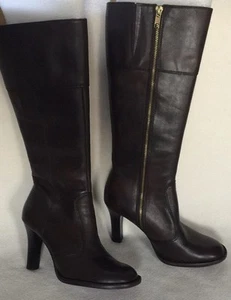 Botas para mujer Aldo de cuero marrón talla 35 - Imagen 1 de 9