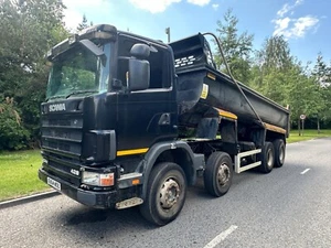 2004 SCANIA 124 420 8X4 STEEL BODY TIPPER MANUAL GEARS FRONT RAM MOT DEC 2025 - Picture 1 of 17