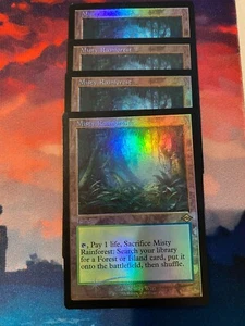 MTG Modern Horizons 2 Misty Rainforest Retro Marco Lámina x 4 - Imagen 1 de 1