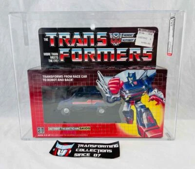 Transformers Original G1 1984 AFA 75+ Skids Pre Rub MOSC MIB 75/90/80 - Image 1 of 4