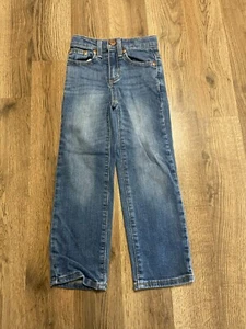 Sonoma Jeans, Girl's Size 4, Blue, Denim, Straight Slim, Pockets, Medium Wash - Picture 1 of 12