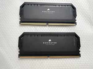 Corsair Dominator Platinum RGB DDR5 32GB (2x16GB) 4800 MHZ, FOR PARTS, NOT WORKING - Bild 1 von 1