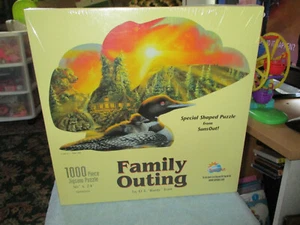 Family Outing 2001 DL Rusty Rust SunsOut Special Shaped 1000 Puzzle Duck Sealed - Picture 1 of 4