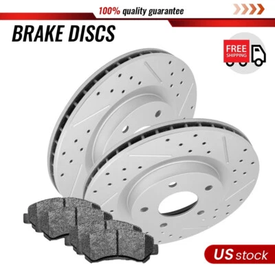 Передние тормозные диски + колодки для 2014-2015 Rogue Select 2,5 л 2008-2013 Nissan Rogue - Изображение 1 из 4