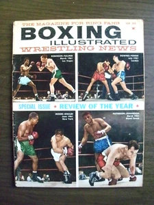 BOXING ILLUSTRATED/WRESTLING NEWS 1/62 BOXING REVIEW-1961! DON EAGLE! BLANCHARD - Picture 1 of 9