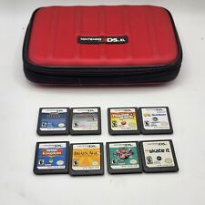 Nintendo 3 DS XL rote Hülle mit 8 Nintendo DS Spielen!