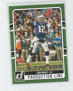 2016 Donruss TOM BRADY Production Line Yards - Picture 1 of 1