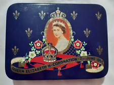 Queen Elizabeth II Coronation June 1953 Cadbury chocolate tin