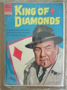 KING OF DIAMONDS #1, VG/FN, 1962 DELL, RARE ISSUE, BRODERICK CRAWFORD - TV SHOW - Picture 1 of 1