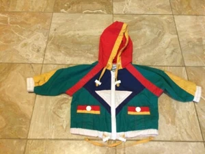 French Toast Boys Multi Color Block Hooded Windbreaker Raincoat Jacket 12M - Picture 1 of 3