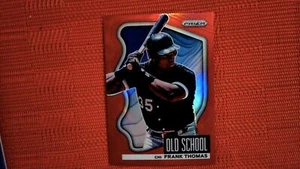 2022 Panini Prizm Baseball Red Prizm Old School #OS-3 Frank Thomas Insert - Picture 1 of 2