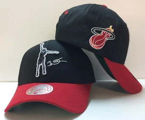 Dwyane Wade Miami Heat Mitchell & Ness NBA Snapback Hat Highlight HWC Cap - Picture 1 of 9