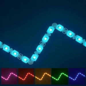 5M S Shape Sign 300 LED Strip light RGB 5050 12V flexible Channel Bendable lamp - Picture 1 of 11