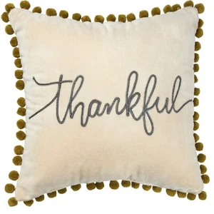 Samt Thankful Kissen Home Decor Primitives von Kathy - Bild 1 von 2
