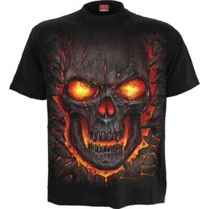 Skull Lava - Camiseta Negra - Imagen 1 de 10