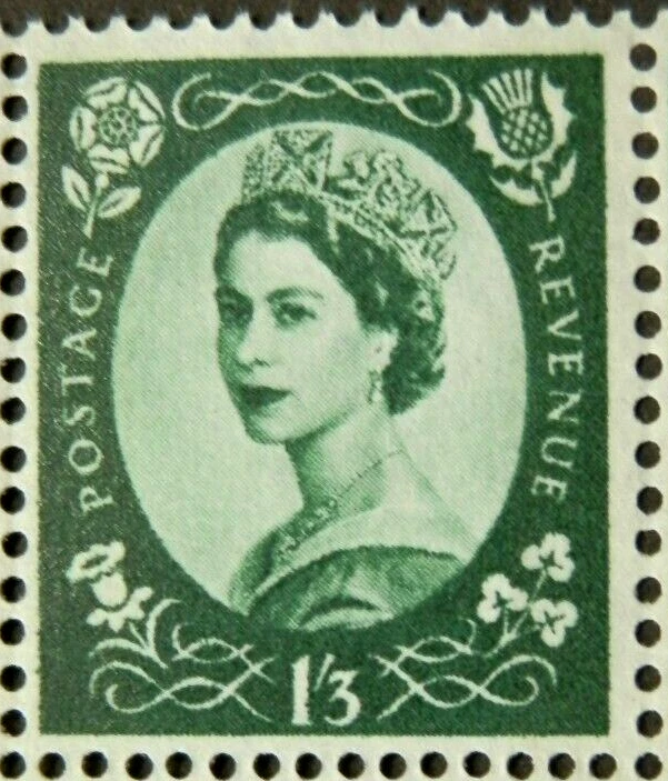 GB 1960-67 SG618 QEII 1s.3d. 2 PHOSPHOR BANDS WILDING DEFINITIVE - MNH - Image 1 of 1