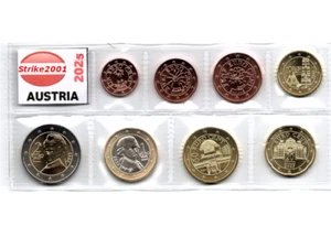 NEW !!! Euro AUSTRIA 2025 - 8 monete FDC in Blister NEW !!! - Picture 1 of 1