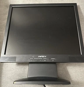 EMPREX LM-1701 b Black 17" LCD TFT PC Monitor 1280x1024/60Hz w/ VGA + Power - Picture 1 of 5