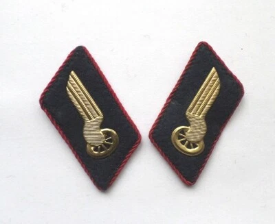 DDR Kragenspiegel fr Pioniereisenbahn Uniform Junge Pioniere Deutsche Reichsbahn - Bild 1 von 3