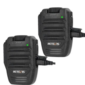 2Pack Retevis HWN001 Bluetooth Wireless Remote Speaker Mic for RB37 RB89 - Picture 1 of 20
