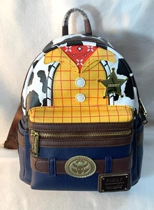 Disney Pixar Loungefly Woody Sheriff Toy Story Mini Backpack New - Picture 1 of 7