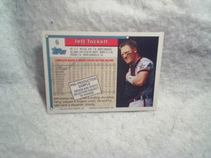 1994 TOPPS PRE-PRODUCTION SAMPLE CARD JEFF TACKETT #6,Baltimore Orioles,rare,mlb - Picture 1 of 4