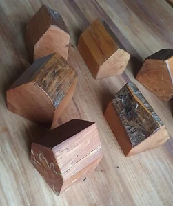 Modell-haus Apfelholz, 11 Unikate, Deko - Bild 1 von 11