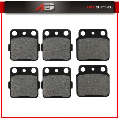 Pastilla de freno de fibra de carbono para 03-10 SUZUKI LT-Z 400 LTZ400 Quadsport 400 delantera trasera Foto 1 de 4