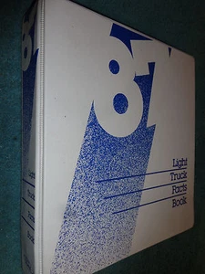 1987 FORD TRUCK / BRONCO DEALER SHOWROOM SALES FACTS ALBUM!!! RARE ORIGINAL - Picture 1 of 11