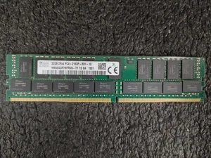 SK hynix 32GB 2Rx4 DDR4-1700 PC4-2133P ECC Registered Server Memory RAM - Picture 1 of 5