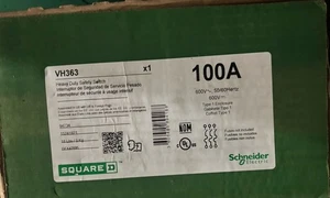 Interruttore di sicurezza fusibile Square D VH363 3P 100A - Foto 1 di 1