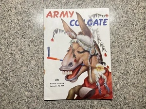 30 de septiembre de 1950 Ejército-West Point vs. Colgate University Programa de fútbol EX-MT - Imagen 1 de 11