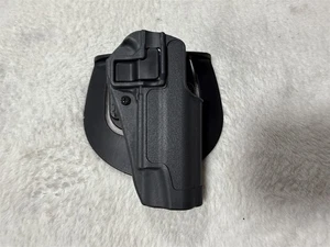#6 BLACKHAWK CQC HOLSTER SPORTSTER C1212 C1352 WITH PADDLE BLACK HARD PLASTIC - Picture 1 of 11