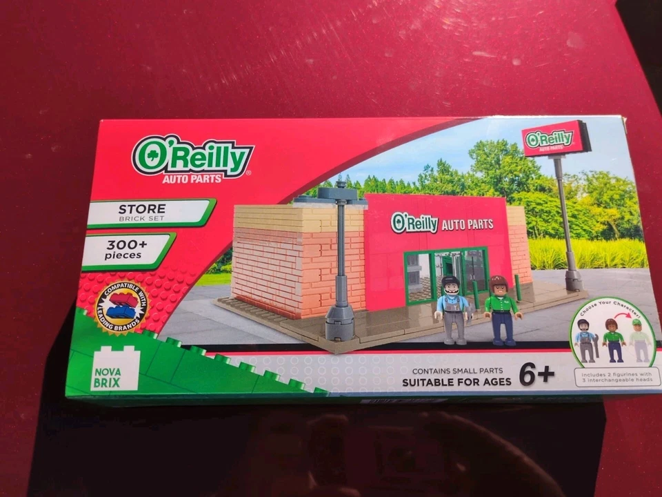 O'REILLY AUTO PARTS EXCLUSIVE NOVA BRIX 300 PLUS PIECE STORE BRICK SET NEW - Image 1 of 3