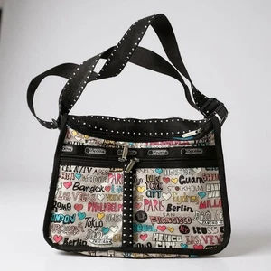 Bandolera LeSportsac Multicolor Estampado Ciudad Con Correa Ajustable y Múltiples - Imagen 1 de 8