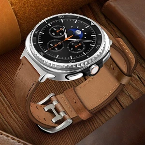 Hochwertiges Business Leder Armband  für Samsung Galaxy Watch 8 40/44mm - Strap - Bild 1 von 17