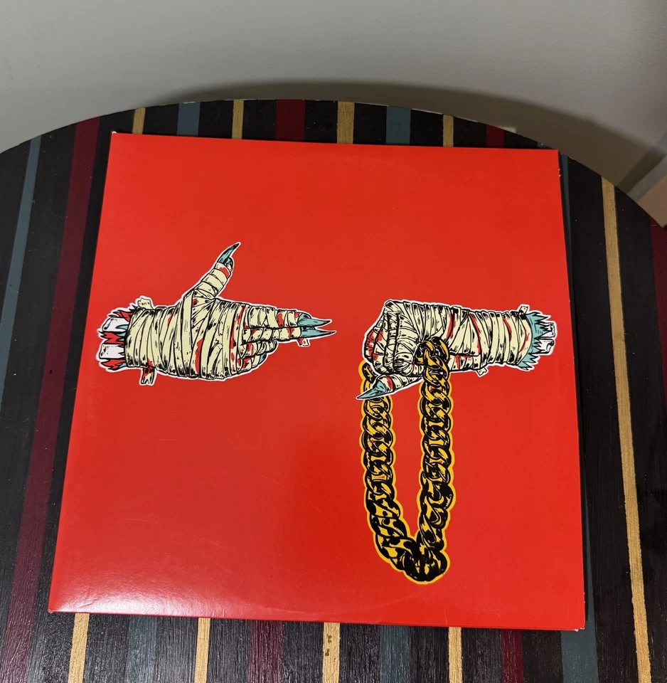 Run the Jewels 2 180 gram 2x Teal Vinyl Gatefold Mass Appeal - Image 1 of 4