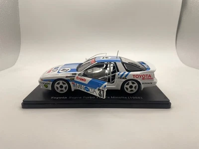 Toyota Supra Turbo TOM'S Minolta 1988 2 Open Door 1:24 Scale DieCast Model Car - Image 1 of 4
