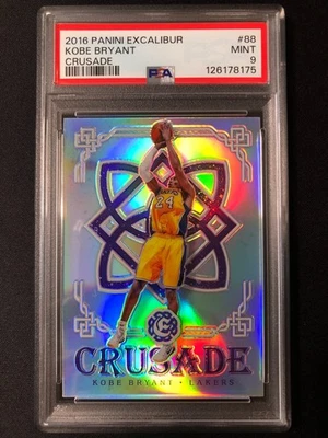 2016-17 Panini Excalibur Crusade #88 Kobe Bryant PSA 9 - Image 1 of 2