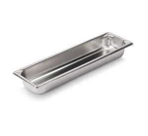 Qtà 6 - Vollrath 30522 Super Pan V 1/2 Long Size x 2,5 D Padella per alimenti" - Foto 1 di 2