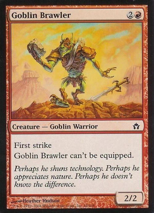Goblin Brawler - Medium Play MTG Fifth Dawn - Image 1 of 1