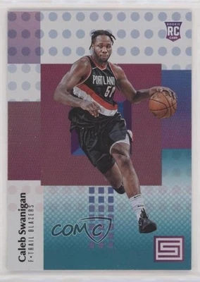 2017-18 Panini Status Rookies Aqua Caleb Swanigan #146 Rookie RC - Image 1 of 2