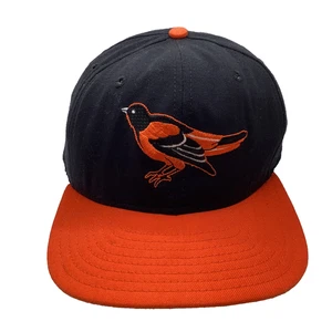 Vintage Baltimore Orioles New Era Snapback Hat Osfa 90s Made Usa Mlb Baseball - Bild 1 von 4