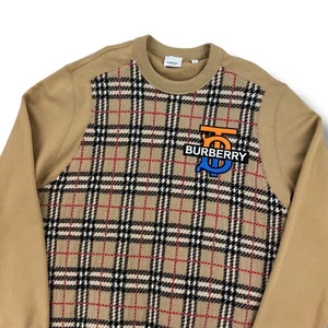 Burberry Check Motif Applique Sweater - Picture 1 of 4